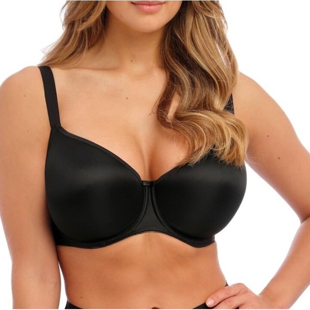 Fantasie FL4520 Smoothing Seamless Balcony Underwire Bra Black US 36GG